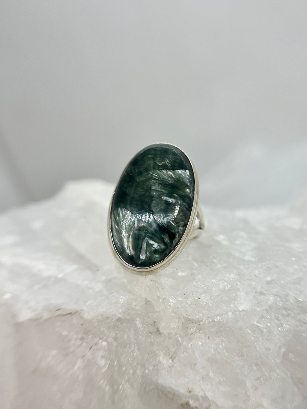 Seraphinite ring