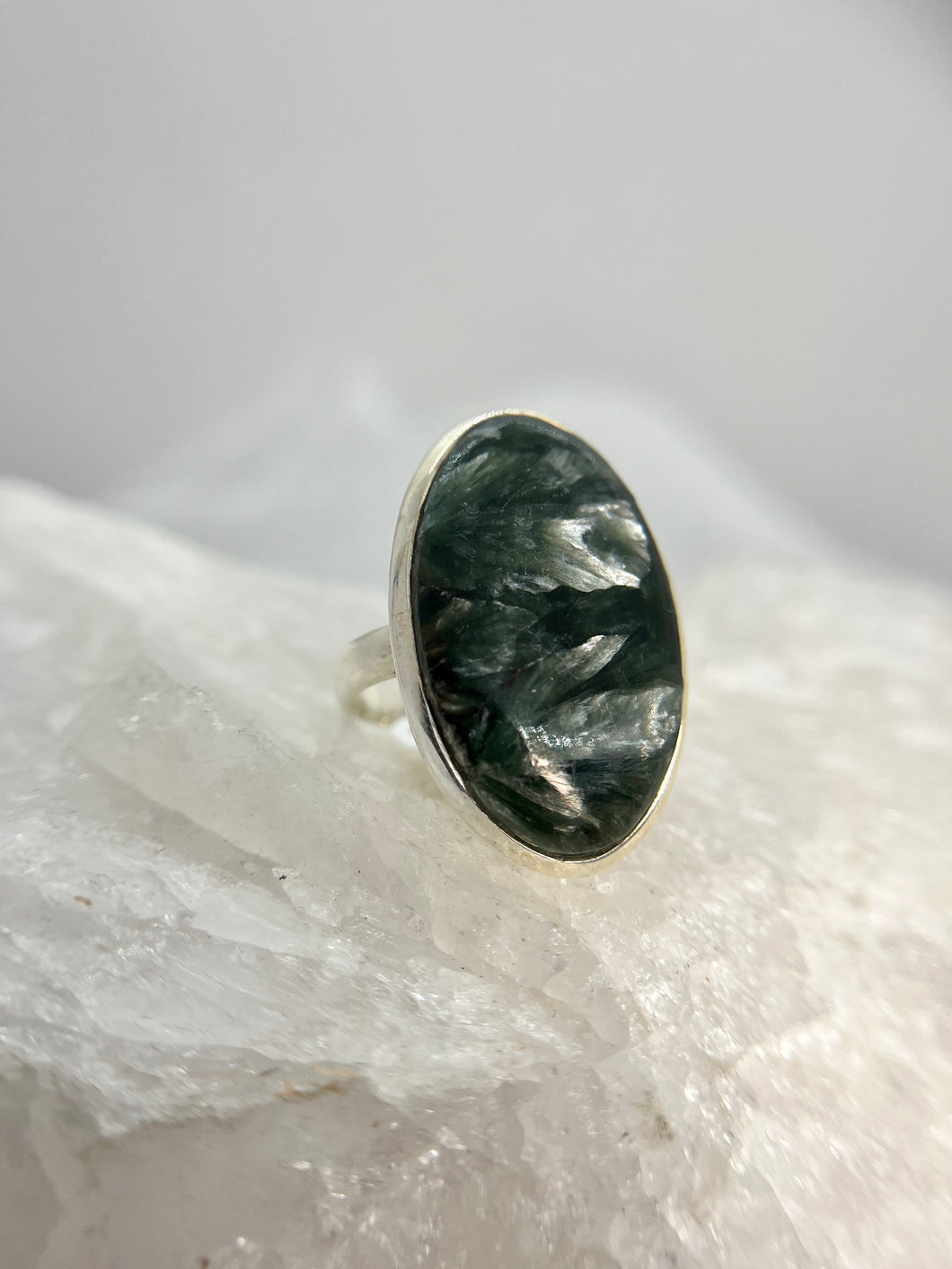 Seraphinite ring