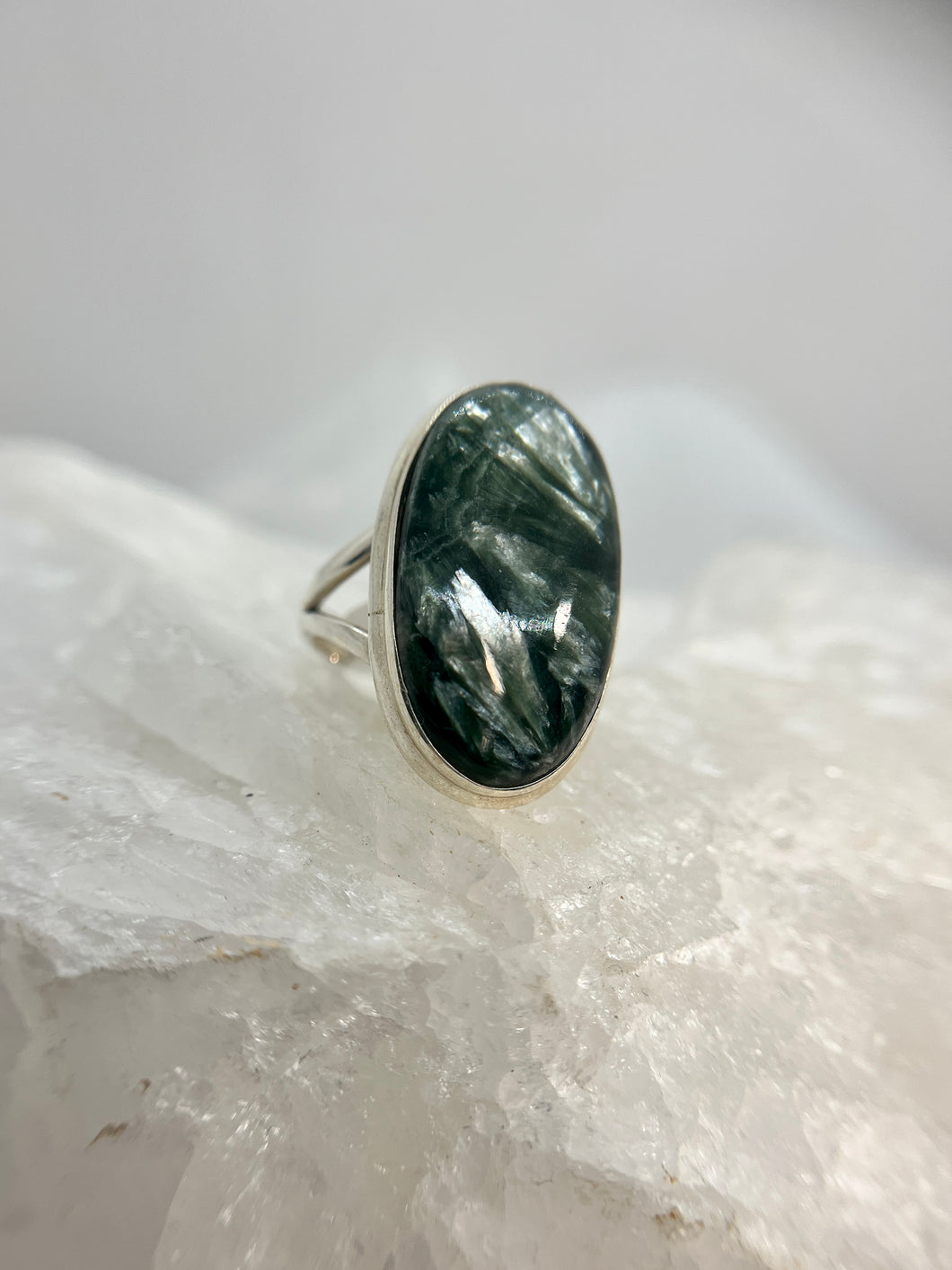 Seraphinite ring