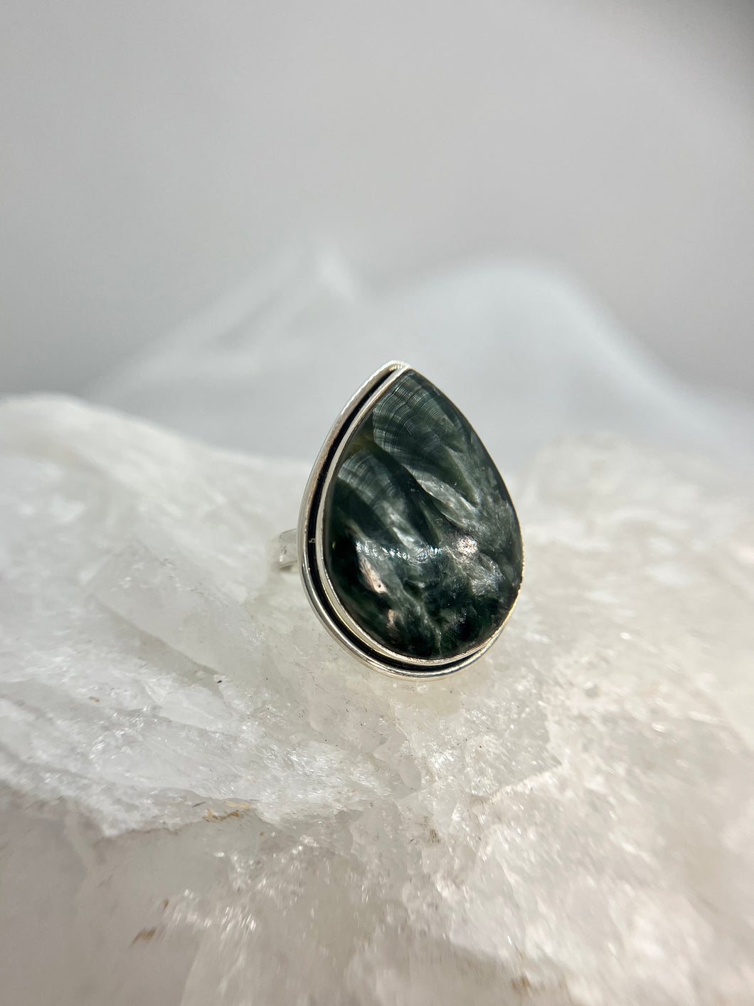 Seraphinite ring