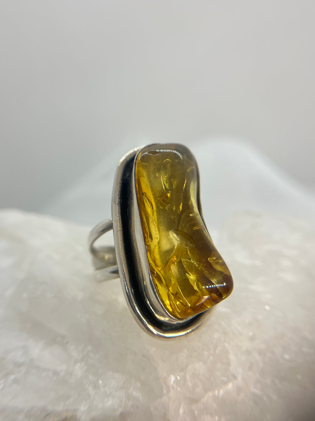 Amber ring