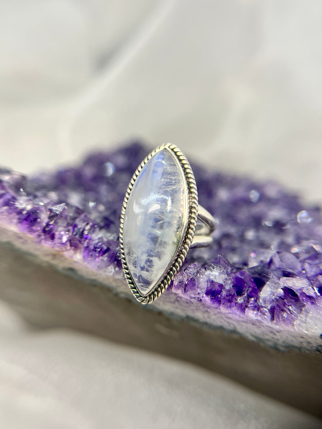 Moonstone ring