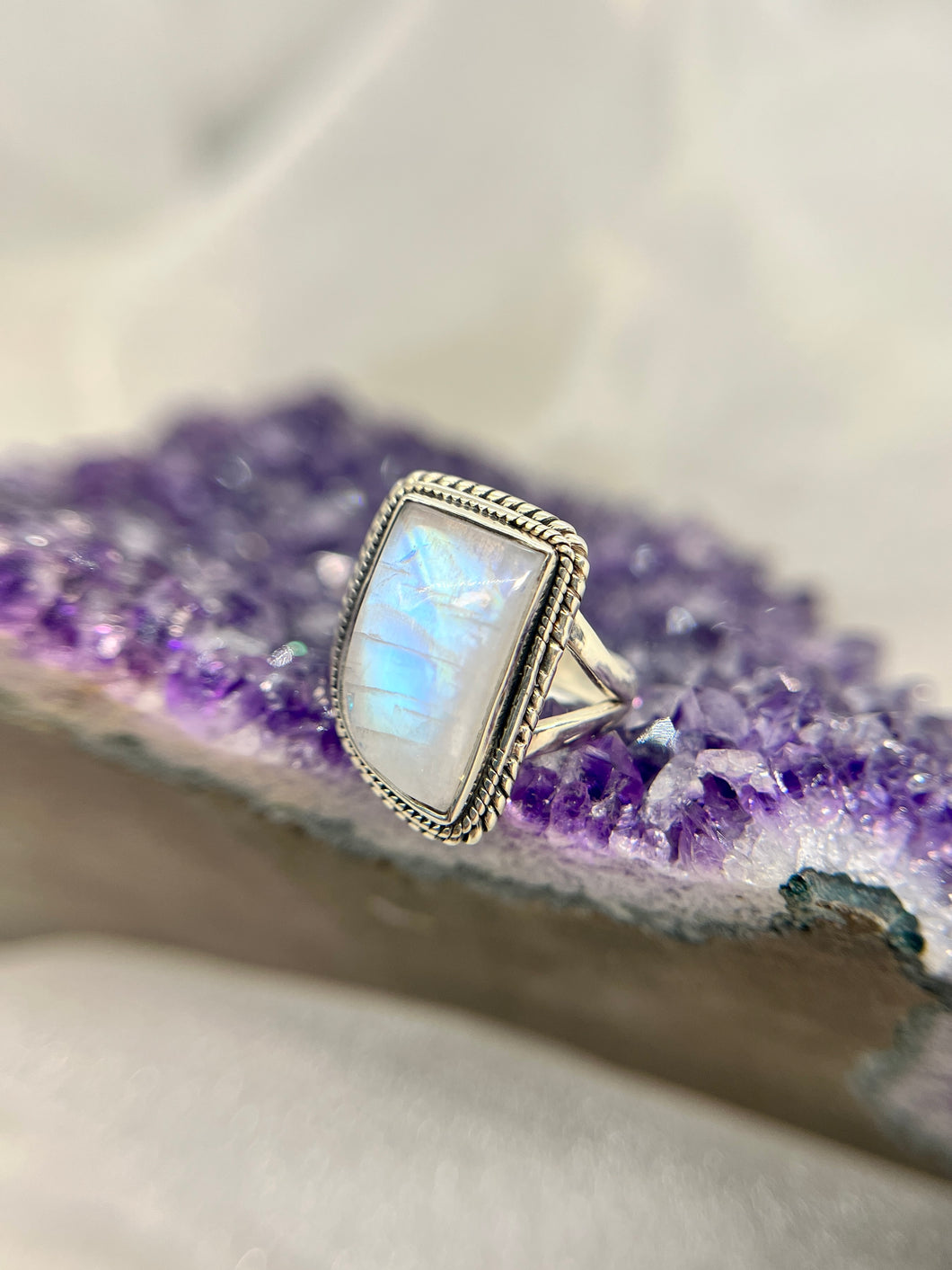 Moonstone ring