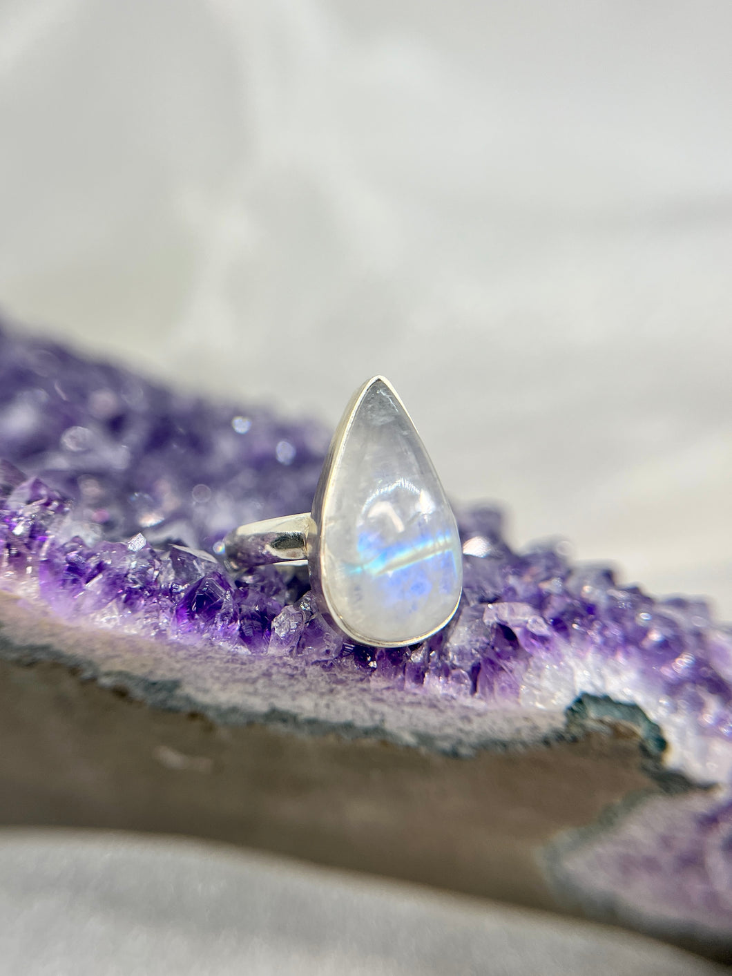 Moonstone ring