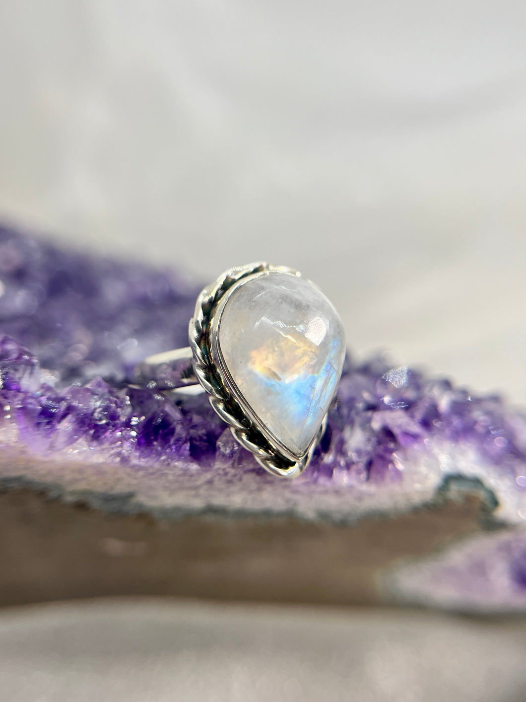 Moonstone ring