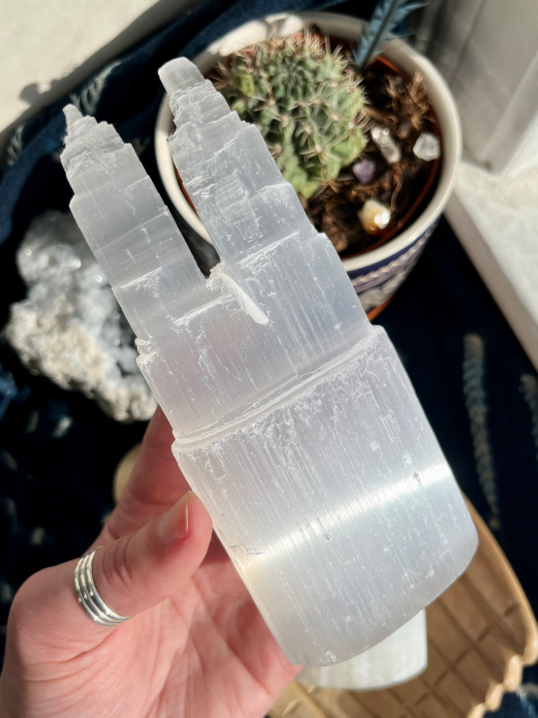 Selenite double tower - 6